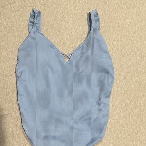 Hollister Light Blue Women's Swim Top